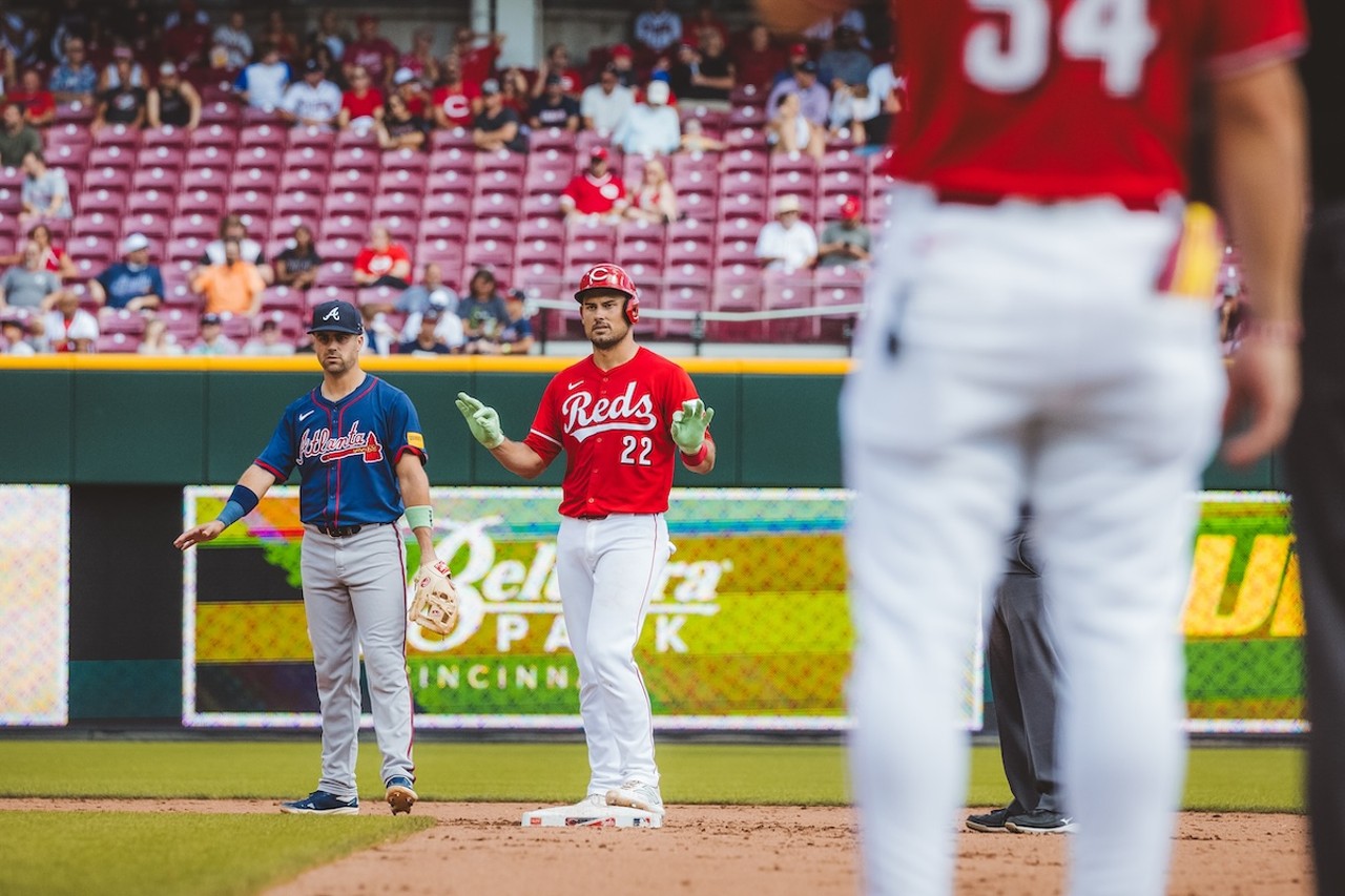 Luke Maile safe at first | Cincinnati Reds vs. Atlanta Braves | Sept. 19, 2024