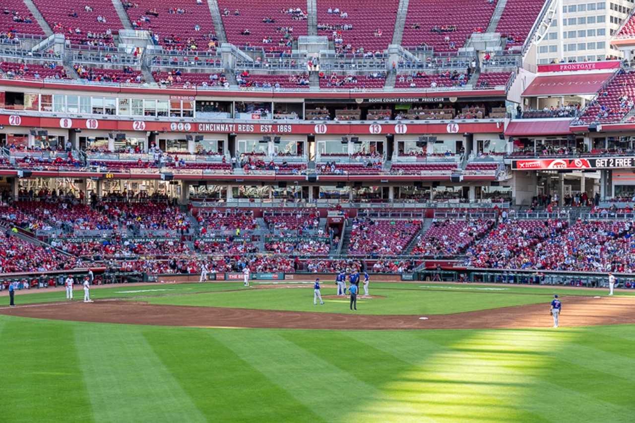 The Cincinnati Reds host the Chicago Cubs at Great American Ball Park on Oct. 5, 2022.