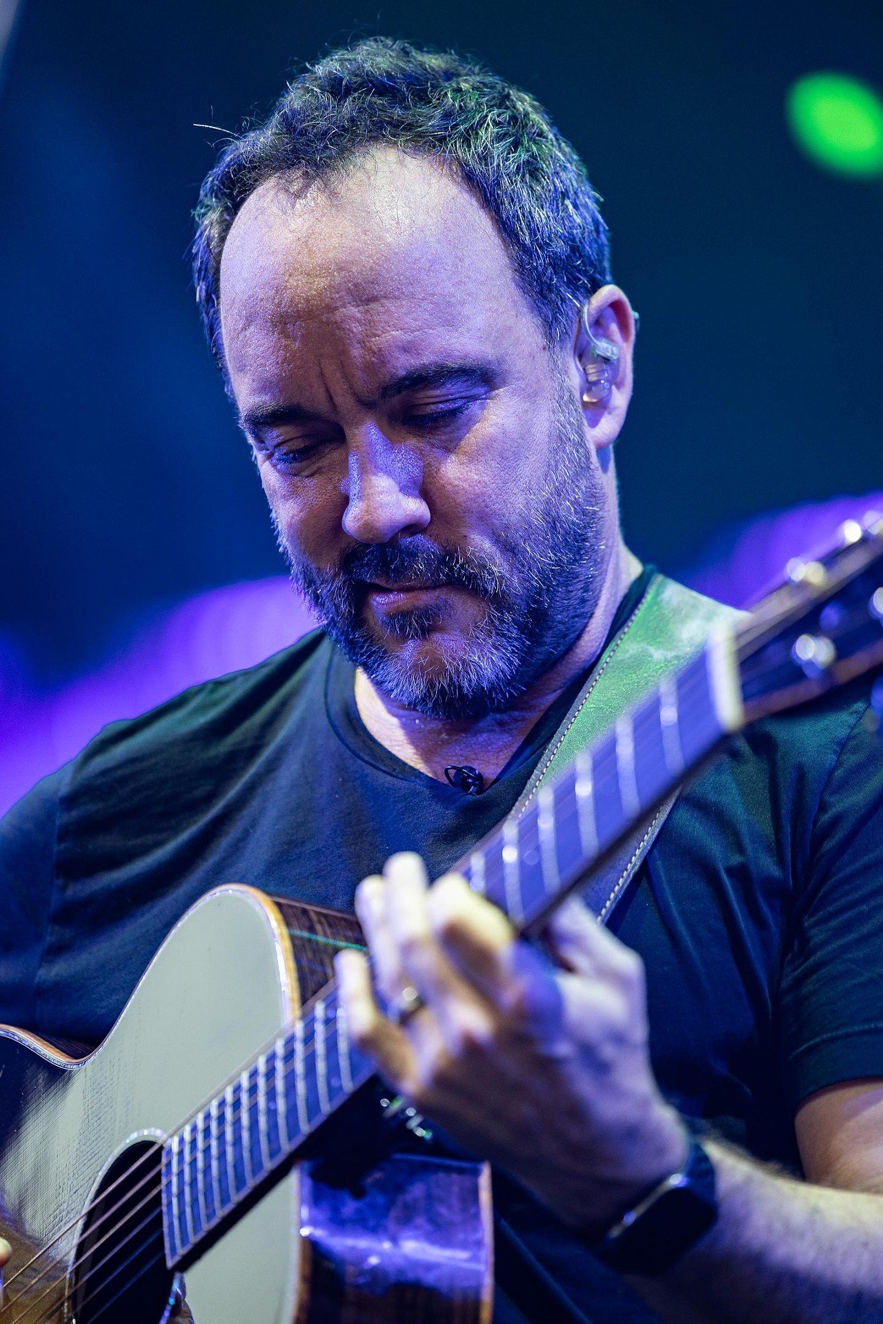 Lead vocalist of the Dave Matthews Band, Dave Matthews performs at Ruoff Music Center on Friday, June 28, 2024.