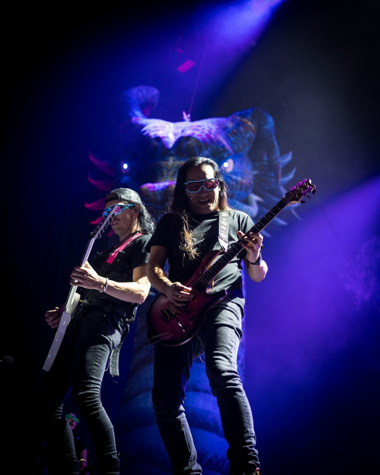 DragonForce performs at the Andrew J Brady Music Center on April 12, 2024