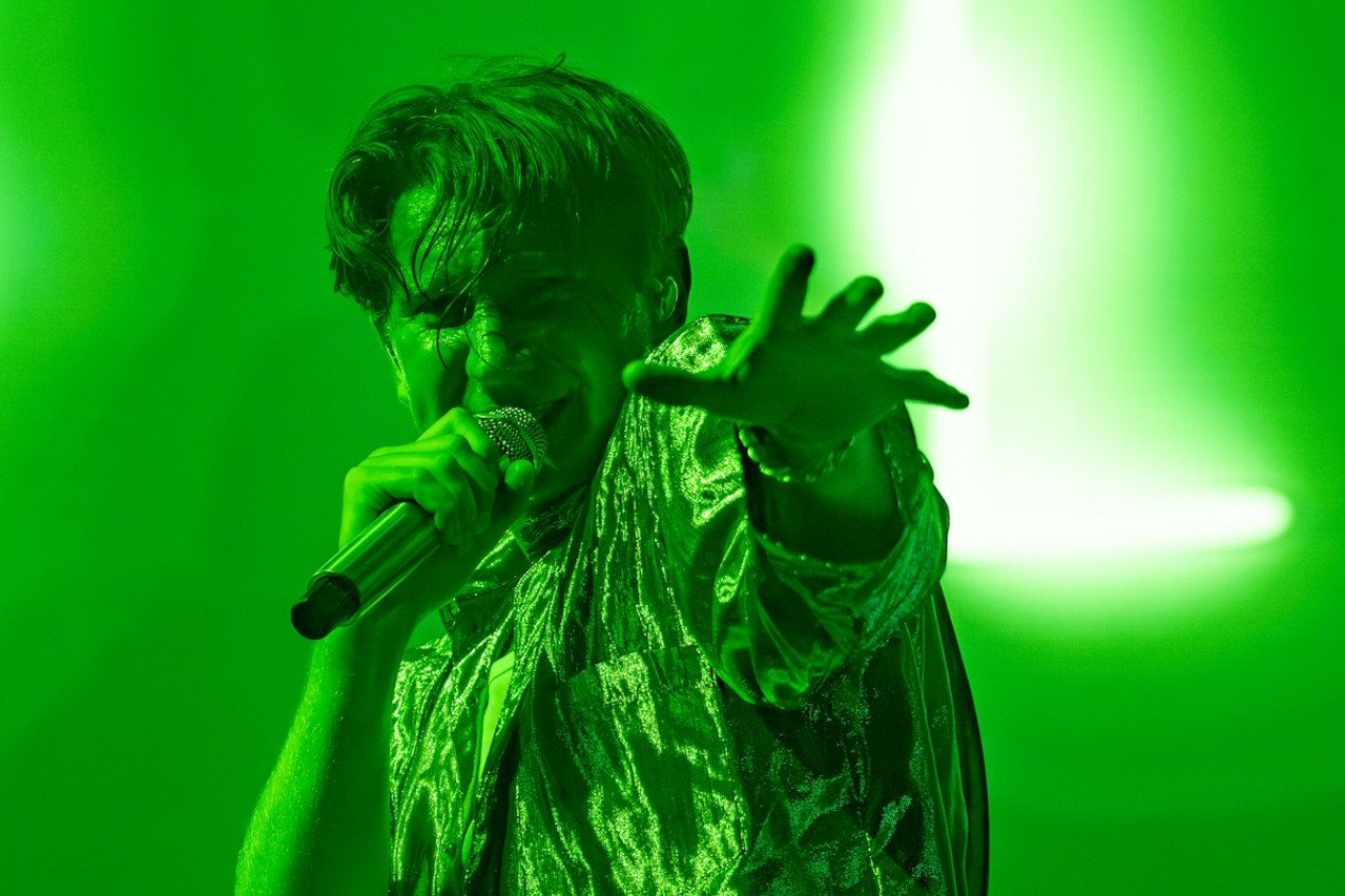 Glass Animals performing at Riverbend Music Center on Aug. 25, 2024