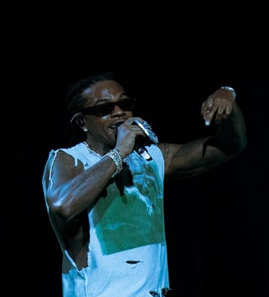 Gunna performing at the Schottenstein Center on May 4, 2024.