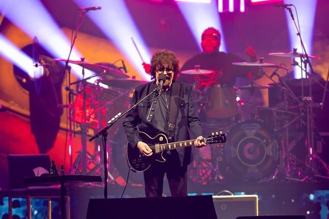 Jeff Lynne's ELO performs at Heritage Bank Center in Cincinnati on Friday, Sept. 12, 2024.