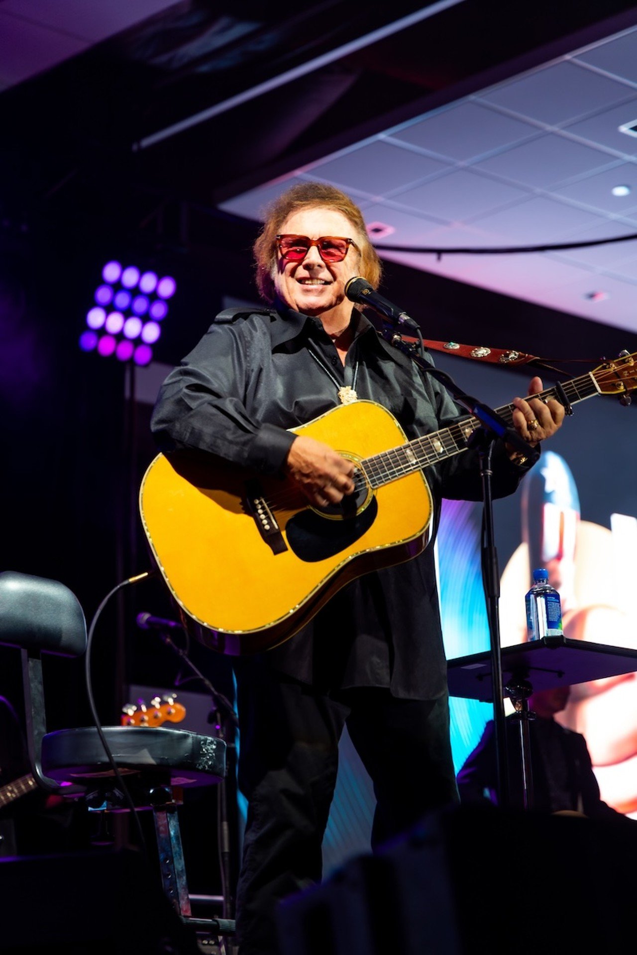 Don McLean performing at Turfway Park on Sept. 27, 2024