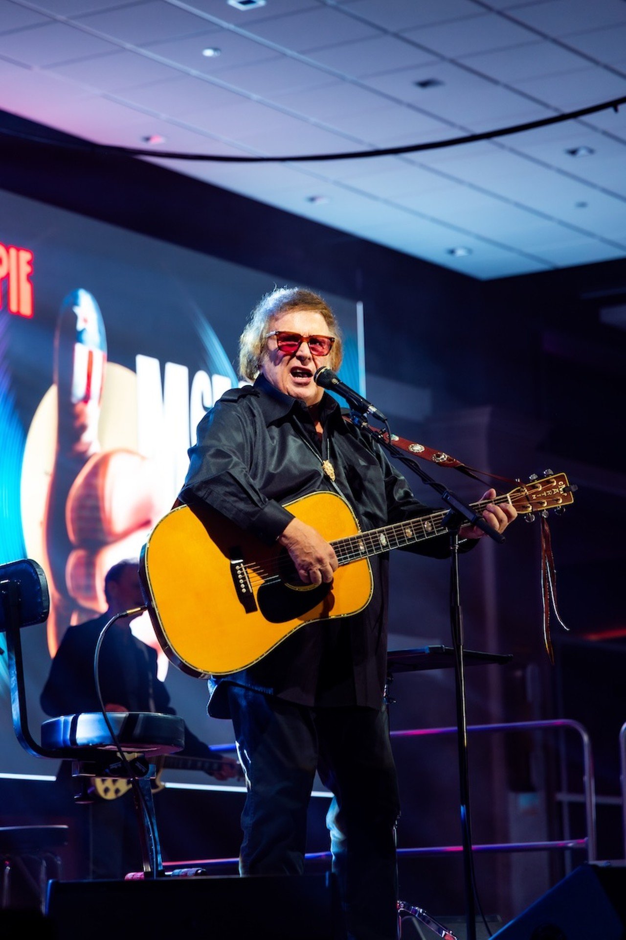 Don McLean performing at Turfway Park on Sept. 27, 2024