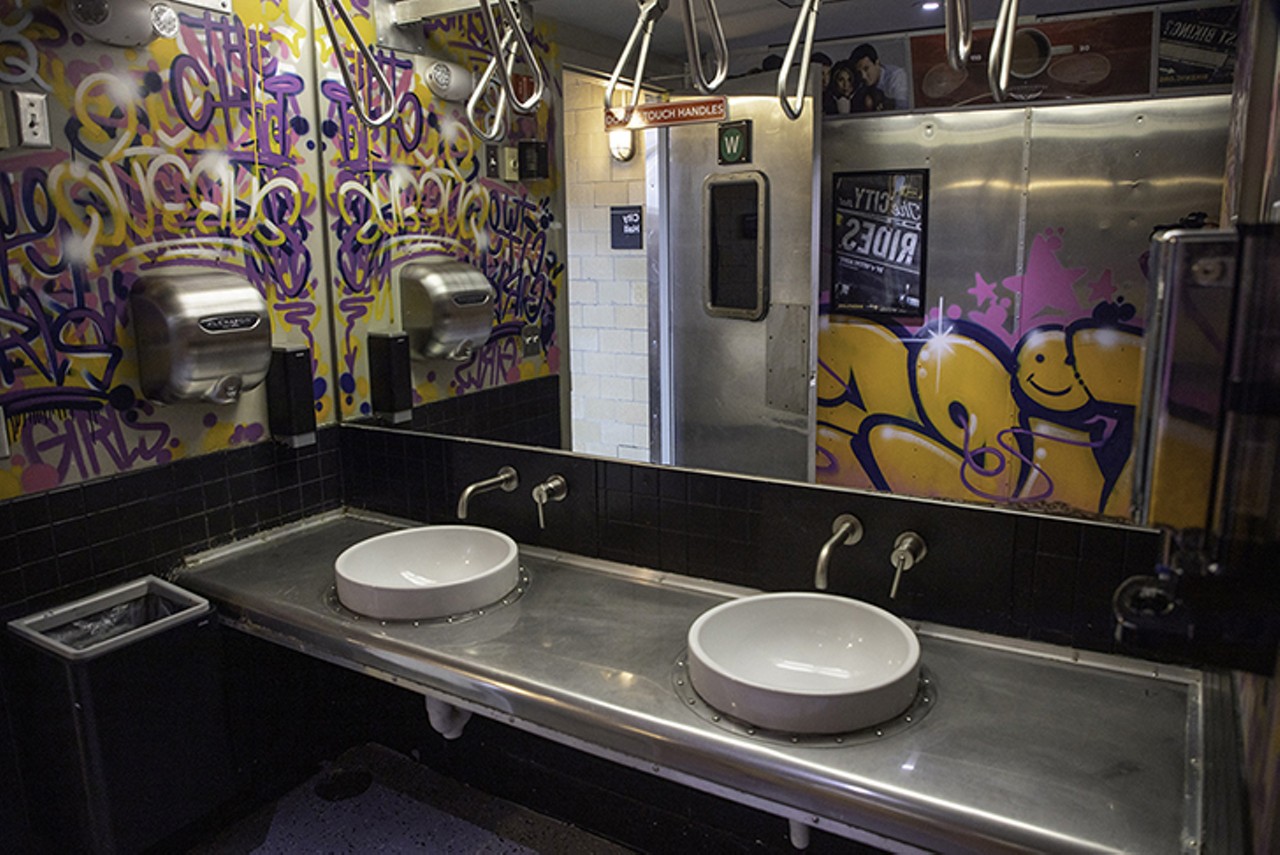 PHOTOS: Mason's Two Cities Pizza Co. Wins Best Bathroom in America Award