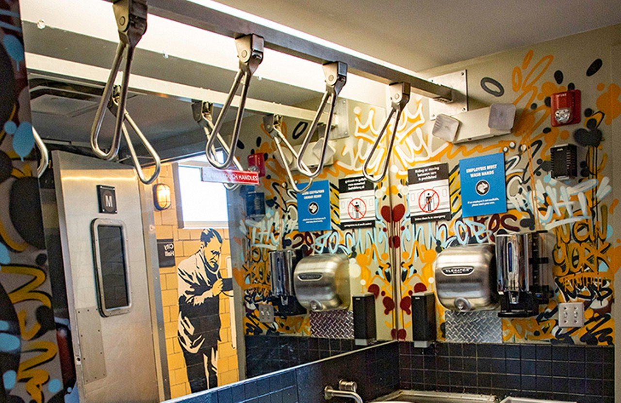 PHOTOS: Mason's Two Cities Pizza Co. Wins Best Bathroom in America Award