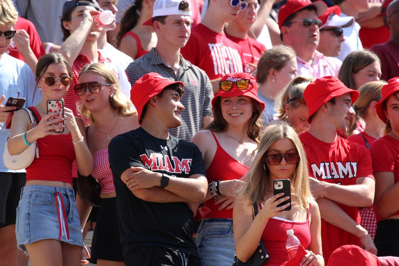 Miami University fans in the stands