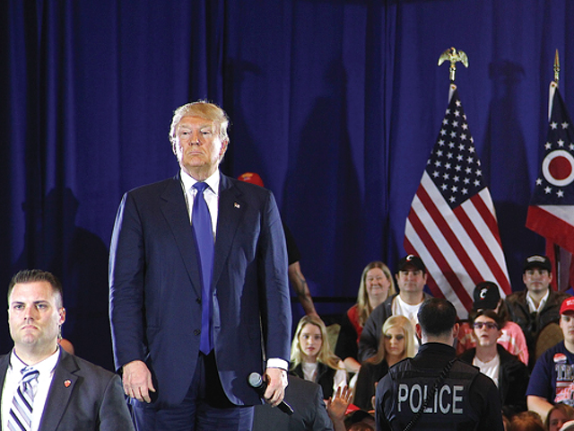 President Donald Trump during a March 2016 campaign event in West Chester