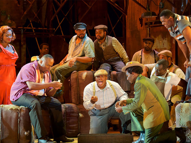 The cast of "Porgy and Bess" at Seatle Opera