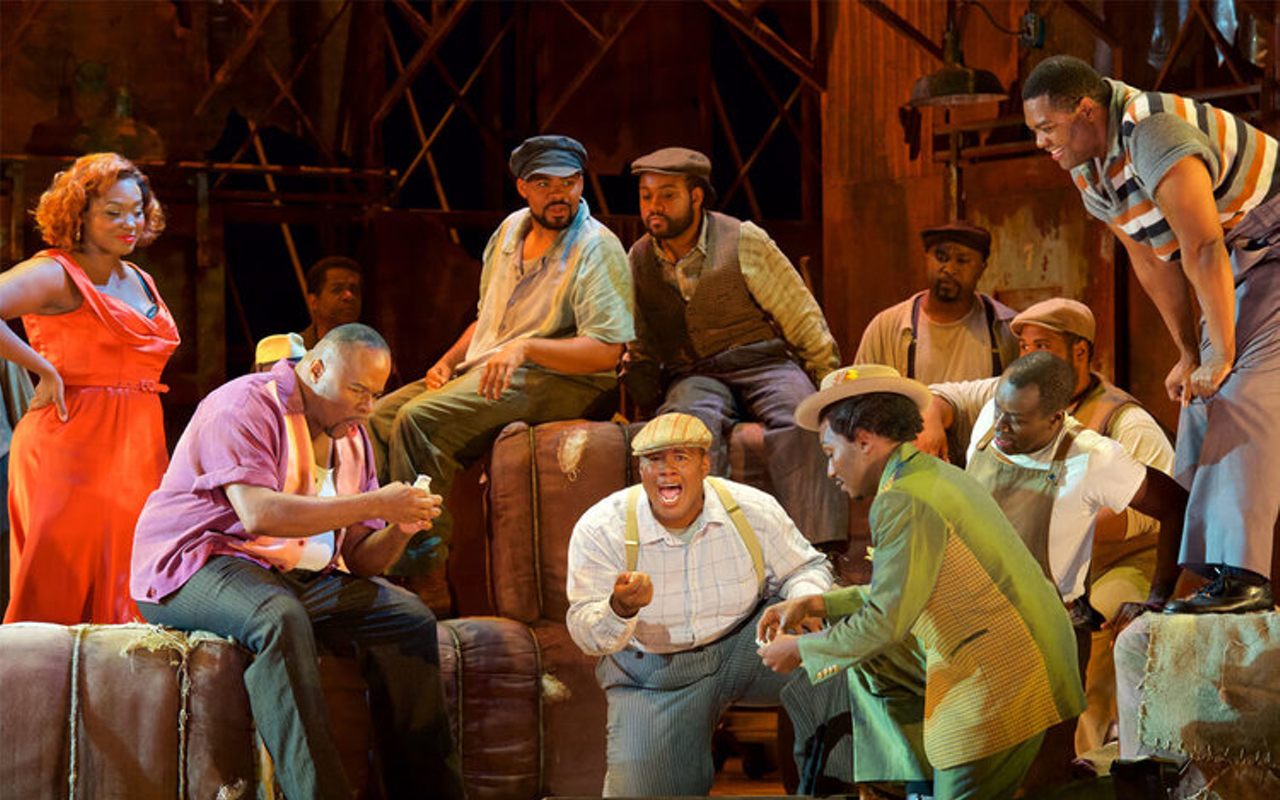 The cast of "Porgy and Bess" at Seatle Opera