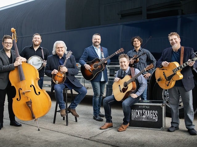 Ricky Skaggs (third from the left) will be performing at Memorial Hall on Dec. 7.
