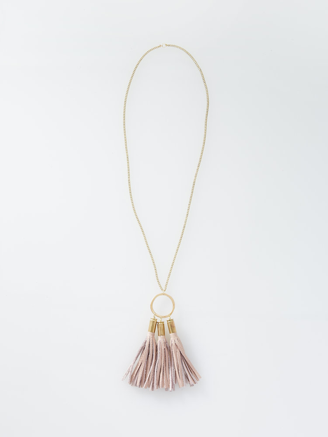 Long 3 tassel necklace