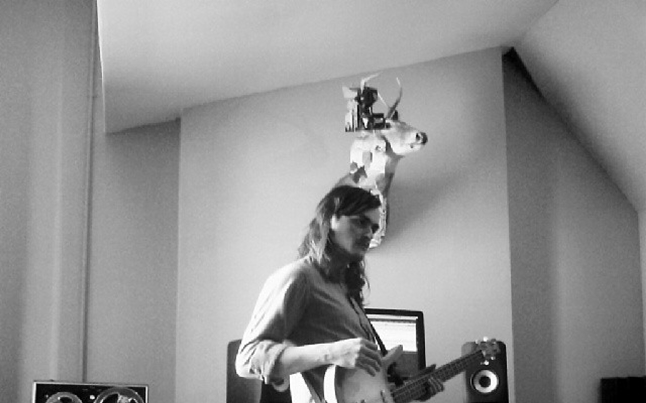 Joey Cook recording at Sabbath