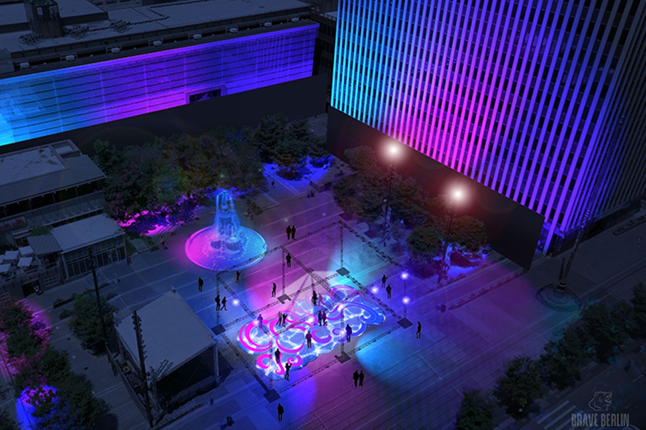 "re:FRACTION" will be the "first ever architectural surface mapping projection of its kind," according to a press release. BLINK-goers can catch this installation unfurling in the downtown's center. Presented by Fifth Third Bank, Fountain Square will be awash with immersive art sparked by light, color, animation and sound &#151; even Fountain Square's iconic "Genius of Water" statue will be involved.