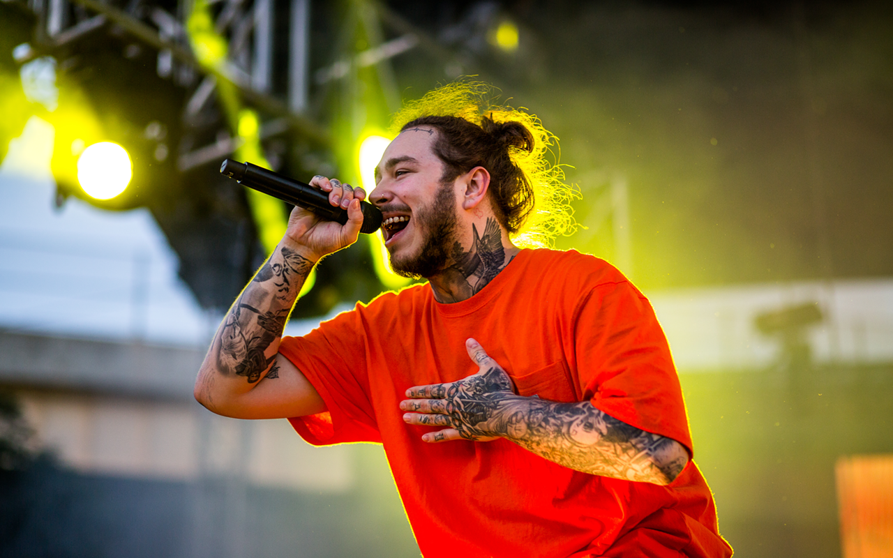 Post Malone is performing at Riverbend Music Center on July 9.