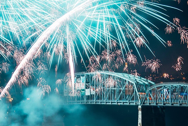 Boom on the Bridge
    Celebrate the fireworks while contributing to a Cincinnati landmark during &#147;Boom on the Bridge&#148; on the Purple People Bridge. All proceeds will go toward the capital campaign to maintain and paint the bridge. Tickets include drinks, unlimited grill-out food, live music from Model Behavior and a free parking pass. 6-10:30 p.m. Sunday. $150. Purple People Bridge, 1 Levee Way, Newport.
    Photo via Facebook.com/PurplePeopleBridge