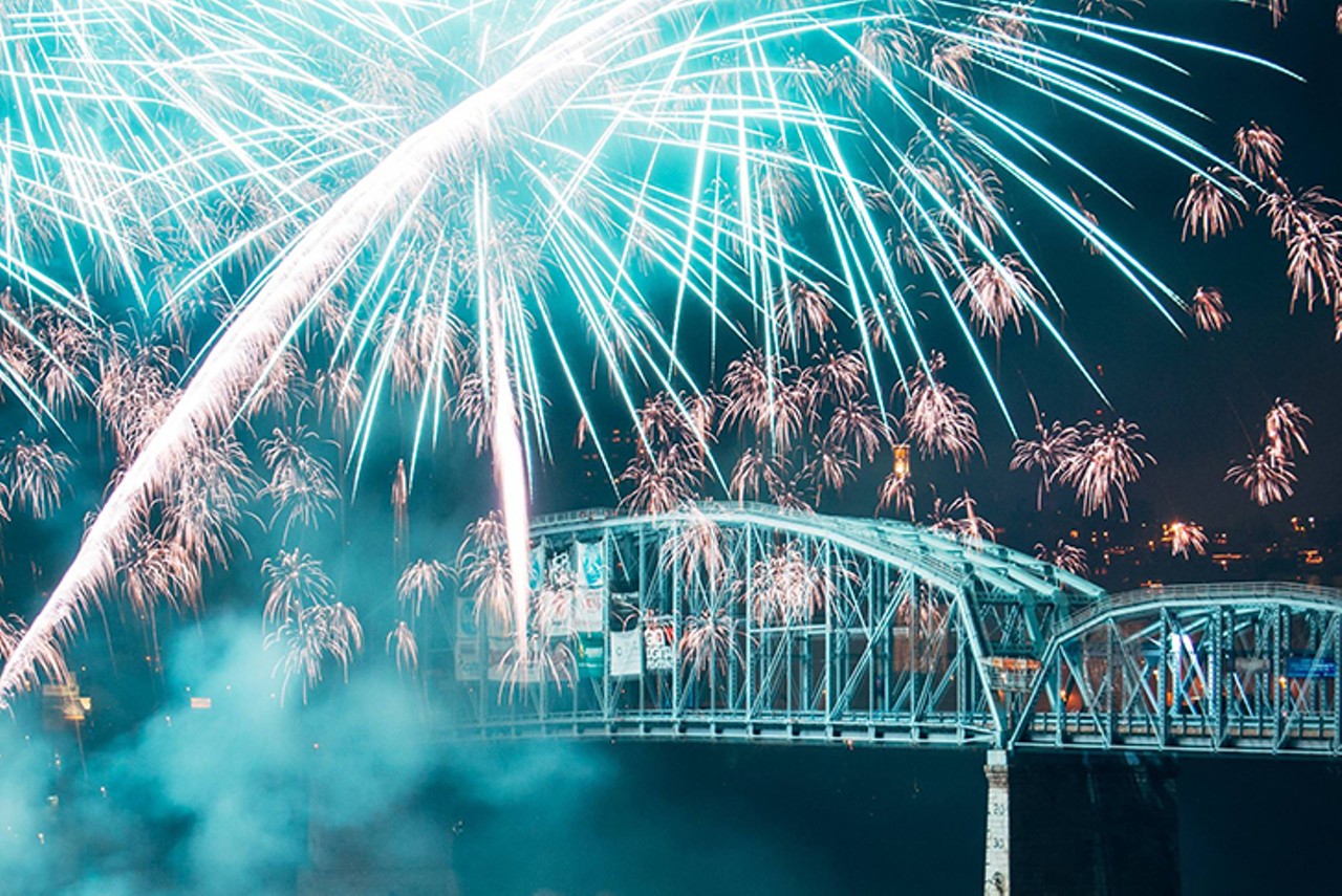 Boom on the Bridge
Celebrate the fireworks while contributing to a Cincinnati landmark during &#147;Boom on the Bridge&#148; on the Purple People Bridge. All proceeds will go toward the capital campaign to maintain and paint the bridge. Tickets include drinks, unlimited grill-out food, live music from Model Behavior and a free parking pass. 6-10:30 p.m. Sunday. $150. Purple People Bridge, 1 Levee Way, Newport.
Photo via Facebook.com/PurplePeopleBridge