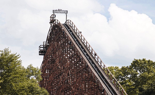 The Beast's first lift hill