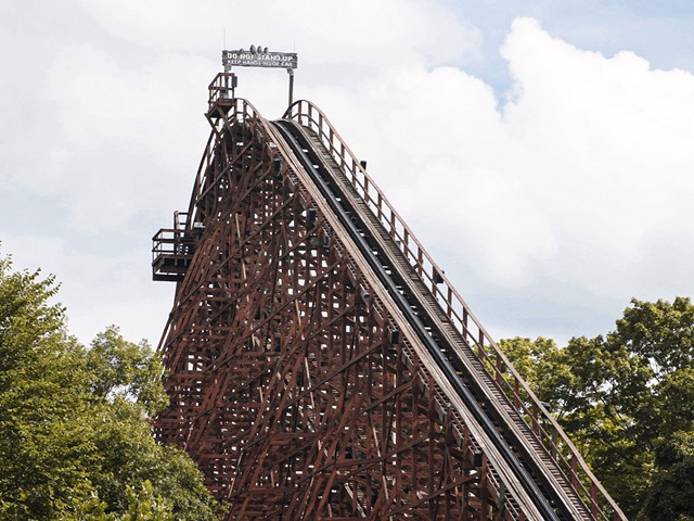 The Beast's first lift hill