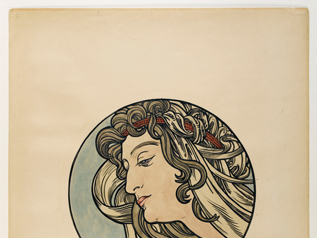 Study Medallion for the Façade of the Fouquet Jewelry Shop, circa 1900