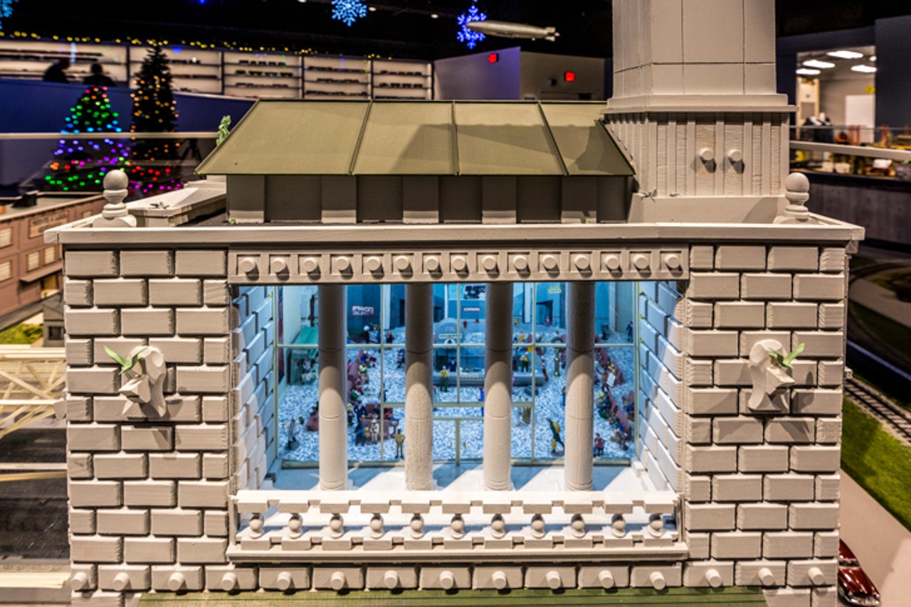 The Holiday Junction Train Display at the Cincinnati Museum Center is a Winter Wonderland