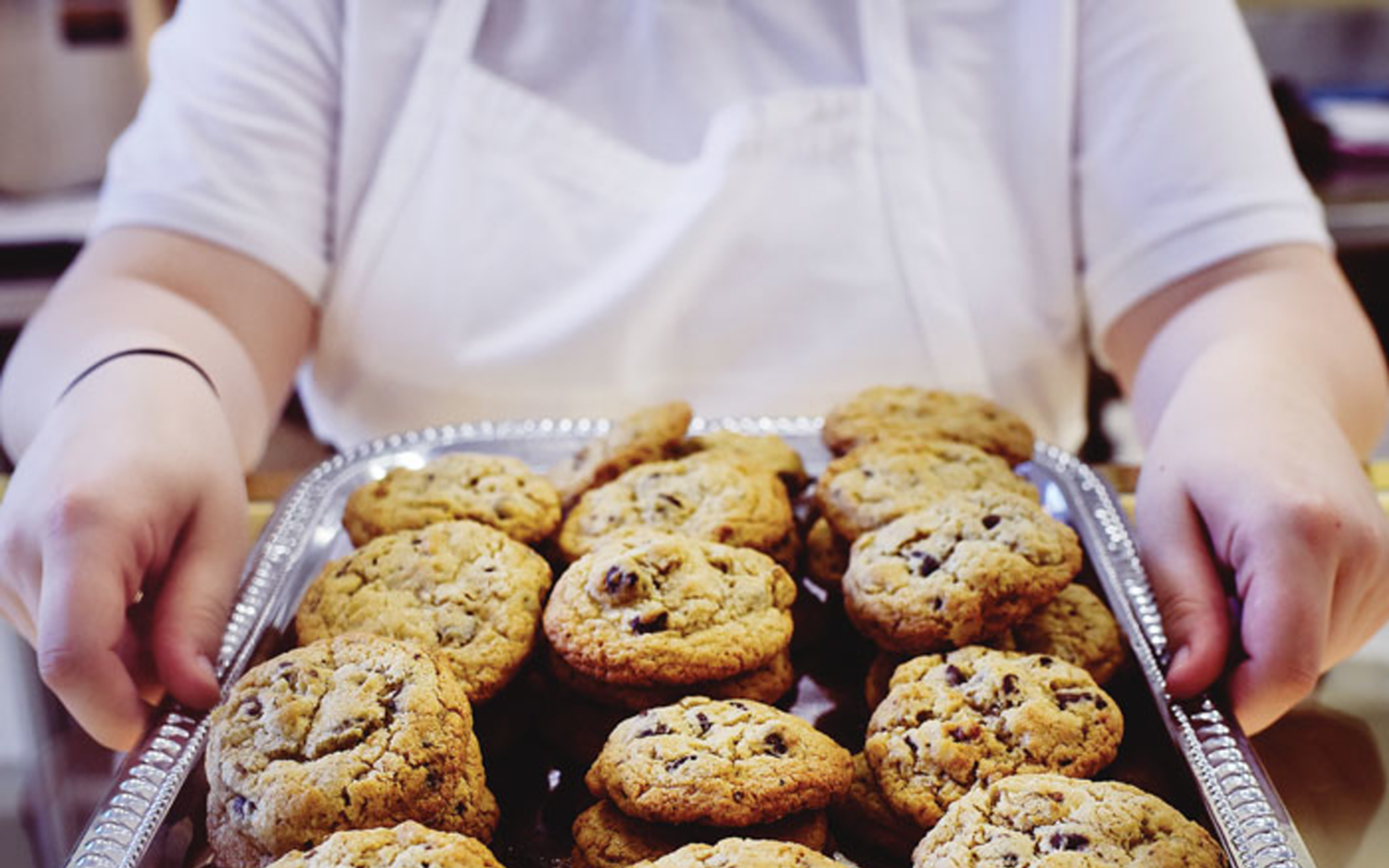 Gaslight Gourmet Cookies specializes in fresh-baked sweets.