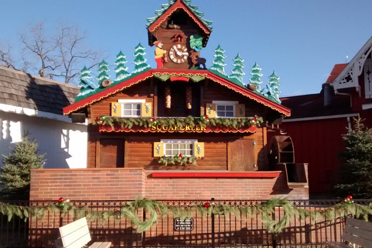 Giant Cuckoo Clock
100 N. Broadway St., Sugarcreek 
The 24-foot giant cuckoo clock built in 1972 is a centerpiece of the &#147;Little Switzerland&#148; of Ohio. Stop by and hear the polka music that occurs every 30 minutes.
Photo via Kreuzfeld/Wikimedia Commons