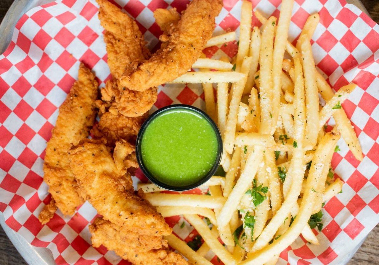 No. 8 Best Chicken: CityBird
Multiple locations
https://www.citybirdtenders.com/locations/
Must-try chicken dish: Get the chicken tenders (it comes in portions of 4, 6, 8 and 10) and pair them with the shoestring fries and Lemon Thyme sauce for dipping. You’re welcome.