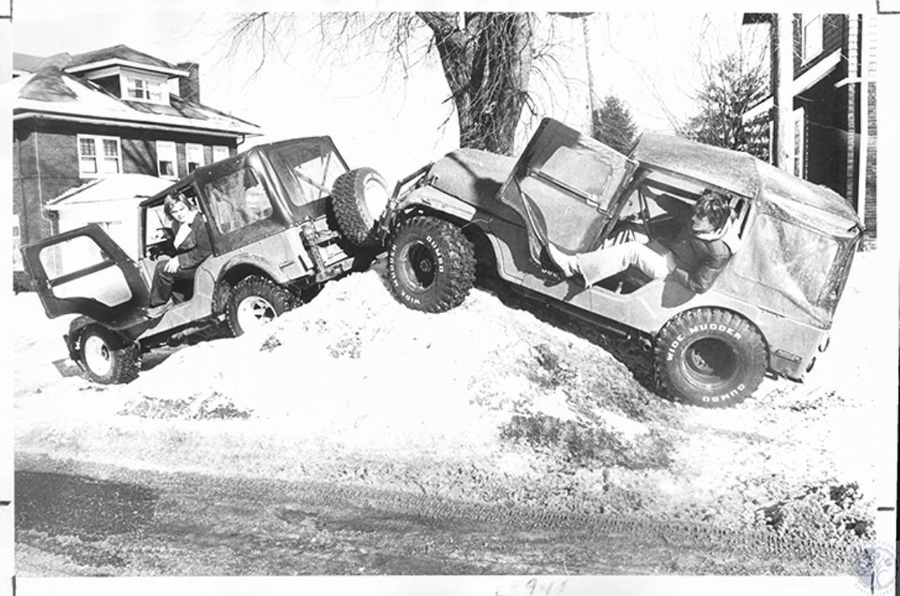 Fort Thomas
"Kevin Ruehl (19), Kevin McKenzie (19) seem to have found a way to beat the snow parking problem. This was taken in front of their house"