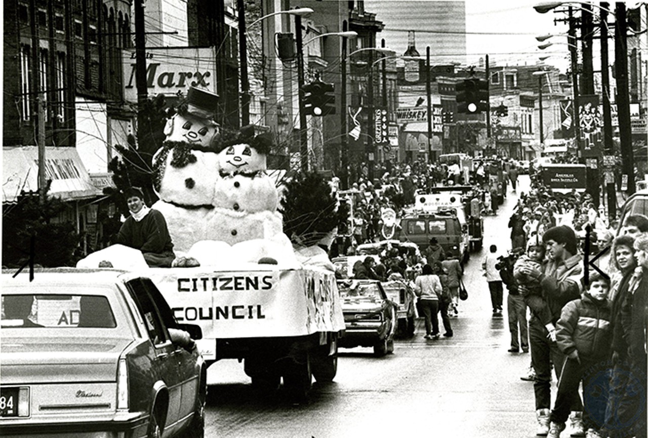Newport, 1987
"Lots of people showed up for the Downtown Newport Business Association's Second Annual Christmas Parade, down Monmouth Street."