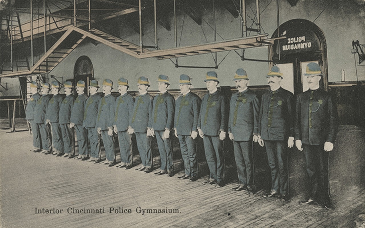 Interior of the Cincinnati Police Gymnasium
Photo: From the Collection of The Public Library of Cincinnati and Hamilton County