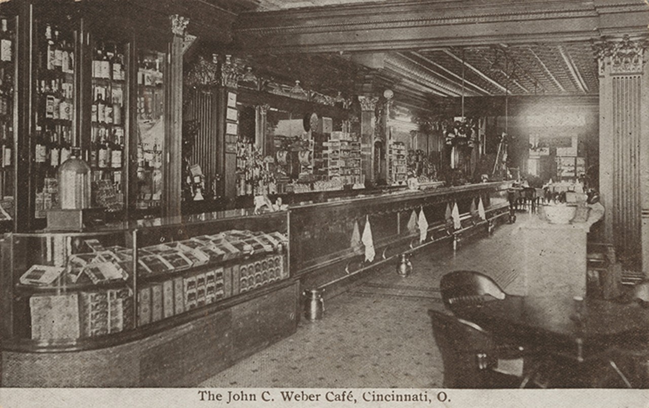 The John C. Weber Cafe, Cincinnati
Photo: From the Collection of The Public Library of Cincinnati and Hamilton County
