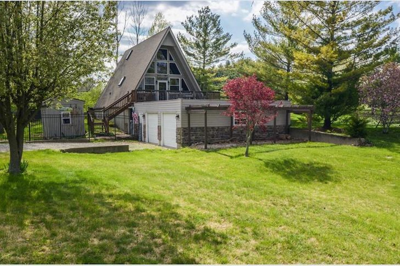 This A-Frame Ohio Lakehouse Just Hit the Market for Less Than $210K