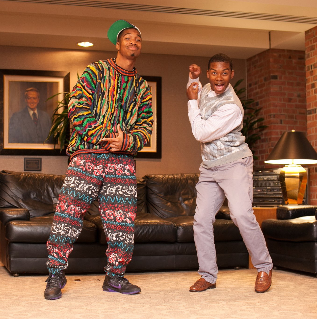 Now this is a story all about how two dudes dressed up as Will and Carlton from "Fresh Prince of Bel Air."