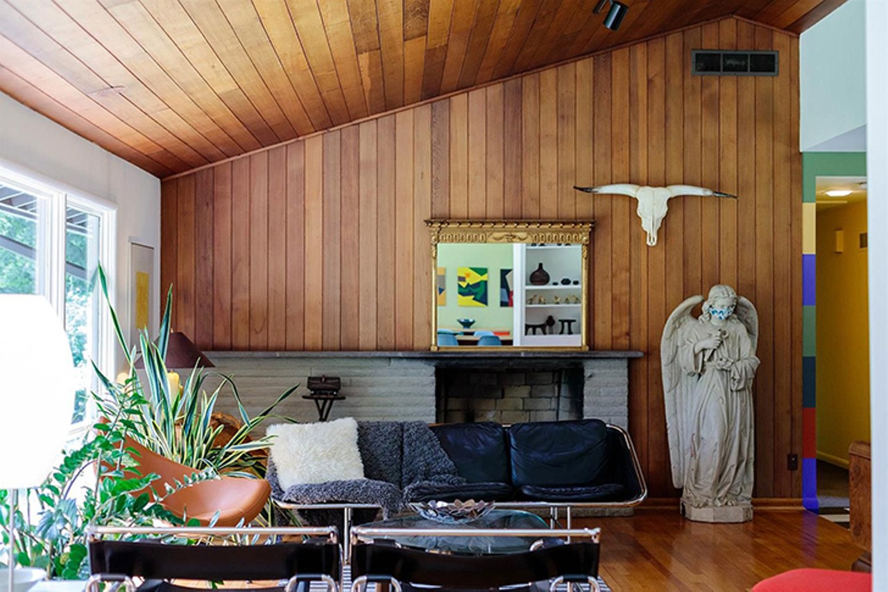 This Funky Midcentury Modern Abode Owned by an Award-Winning Artist Is for Sale in Terrace Park
