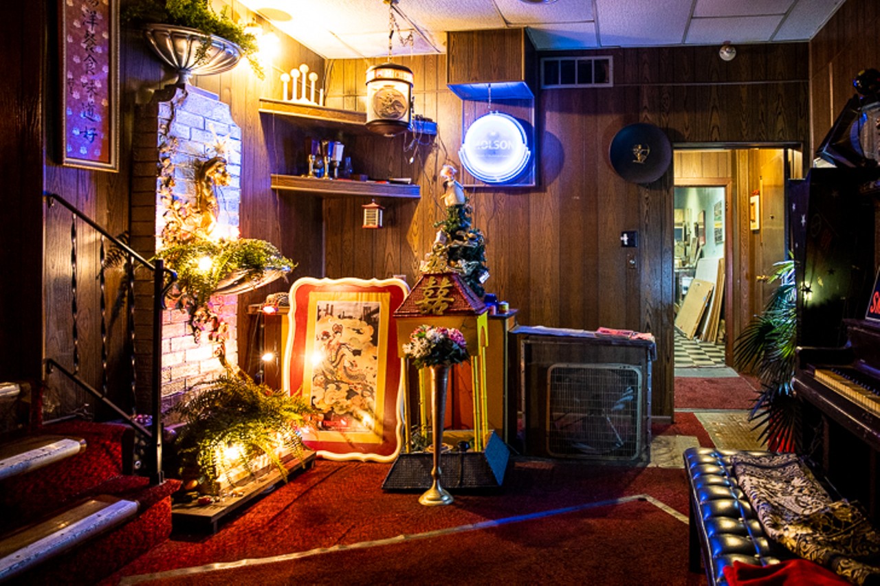 The space has accumulated knickknacks, some may call it clutter, over the past several decades that have transformed this sleepy eatery into a museum of its own history.