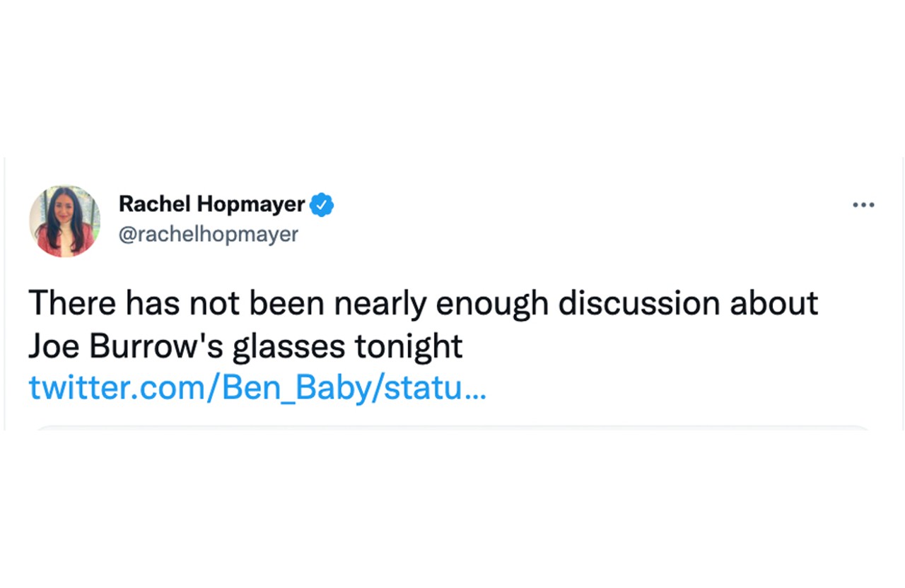 Twitter Goes Horny for Joe Burrow's Post Bengals Win Press Conference Glasses