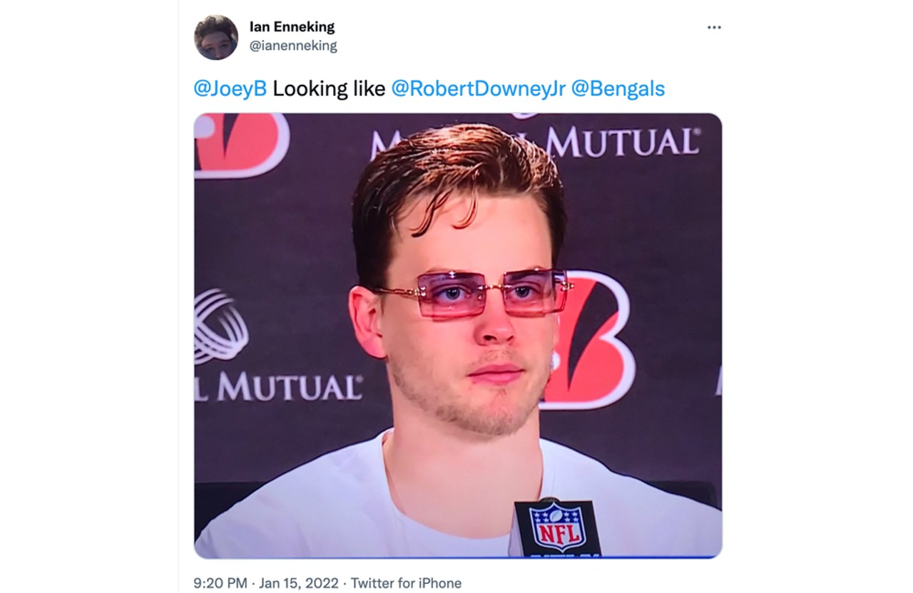 Twitter Goes Horny for Joe Burrow's Post Bengals Win Press Conference Glasses