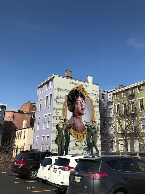 Proposed Mamie Smith mural in Pendleton, designed by Julia Bottoms - PHOTO: Provided