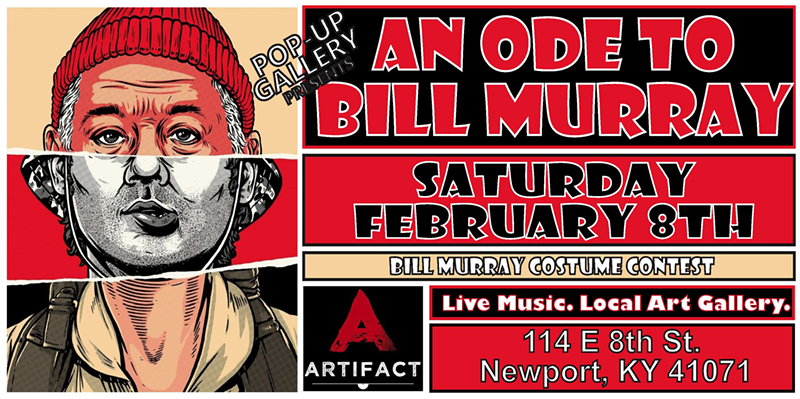 Calling All Bill Murray Fans: A Pop-Up Art Show Dedicated to the Actor is Coming to Newport's Artifact Gallery