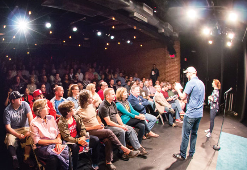 Dave Powell and Kat Smith on stage at last year’s Improv Fest - Photo: Matt Steffen Photography