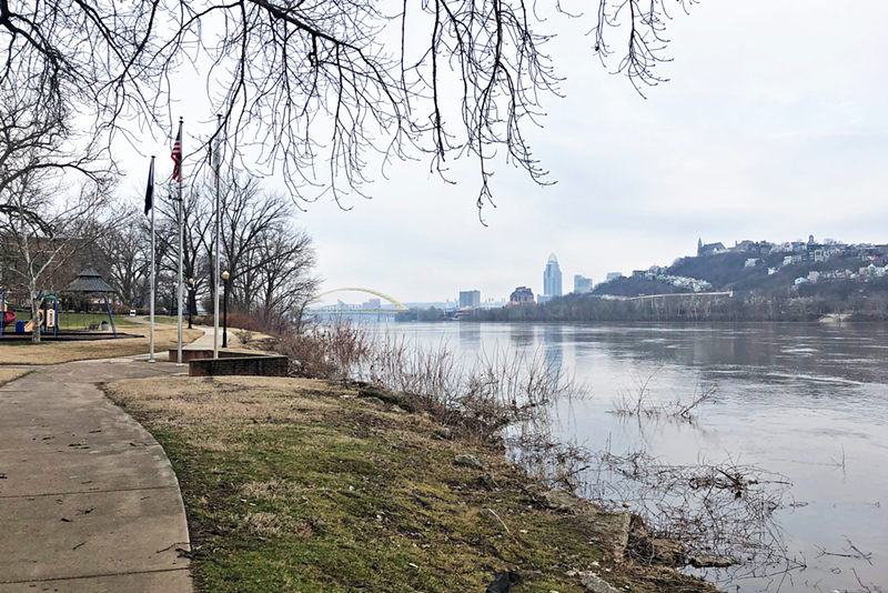 A view of the Ohio River from Bellevue Beach Park - Photo: Hailey Bollinger