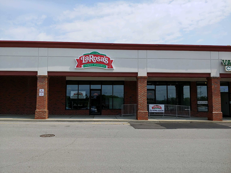 Exterior of LaRosa's at its new Milford Shopping Center - PHOTO: PROVIDED BY ANN M. KEELING