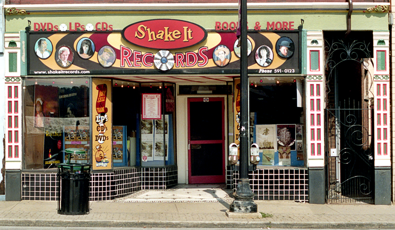 Shake It Records' Northside storefront - PHOTO: MIKE SPITZ