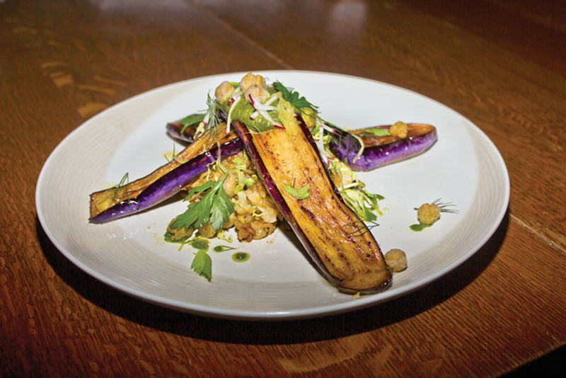 Grilled Chinese Eggplant at The Rookwood