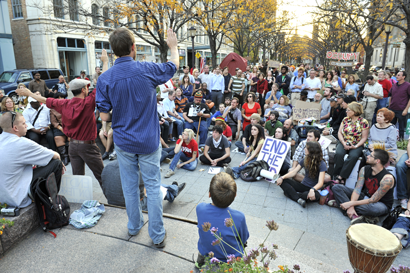 General assembly at Occupy Cincinnati