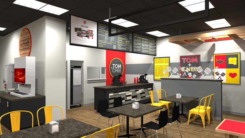 Rendering of the new Anderson Township location - Photo: Provided by Tom + Chee
