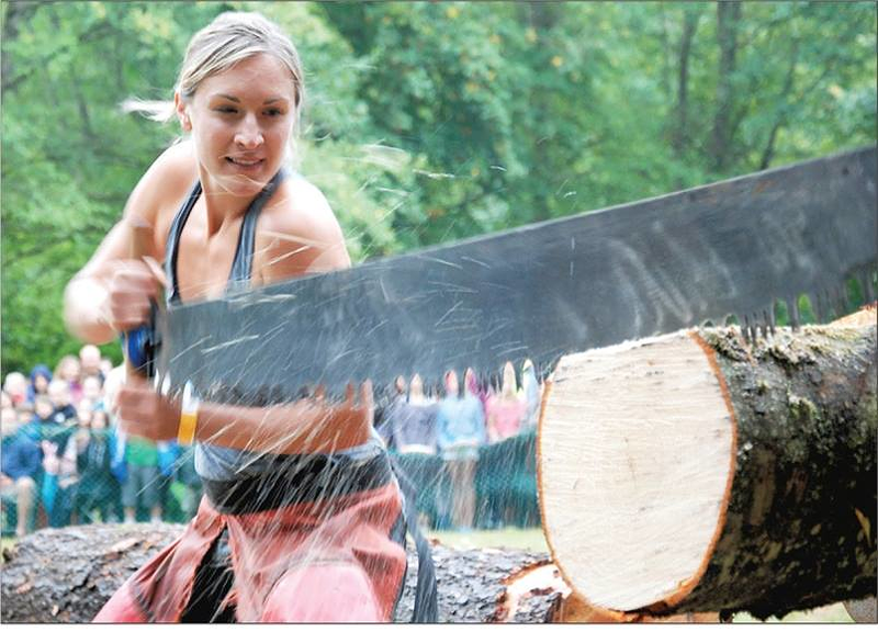 Log-sawing competition - Photo: Provided