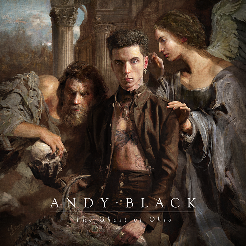 Cover of Andy Black's 'The Ghost of Ohio' album, which will be released via Republic Records on April 12